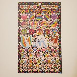 - Lisa Frank sticker sheet